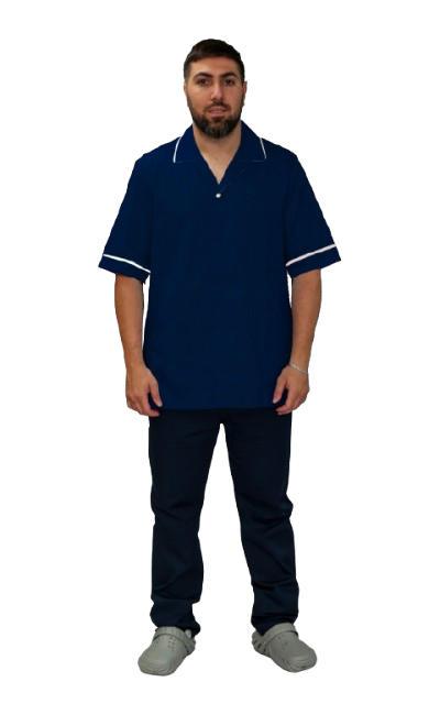 Male Tunic White Piping
