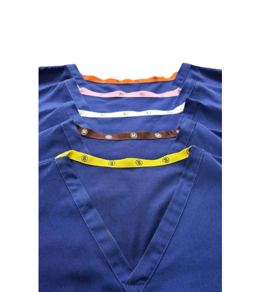 Medical Health Scrubs Royal Blue Short Sleeve V neck Top Unisex Men/Women