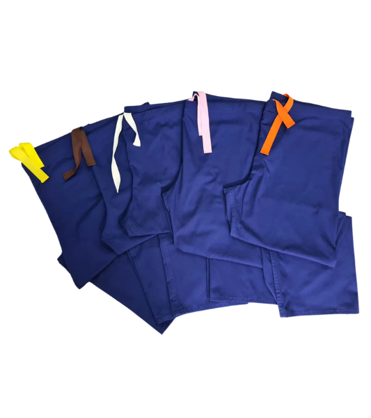 Medical Health Scrub Drawstring Royal Blue Trousers Unisex Men/Women