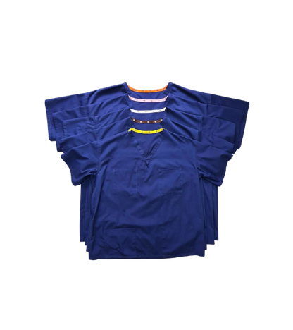 Medical Health Professionals Royal Blue Scrubs Set Unisex Men/Women 2 piece