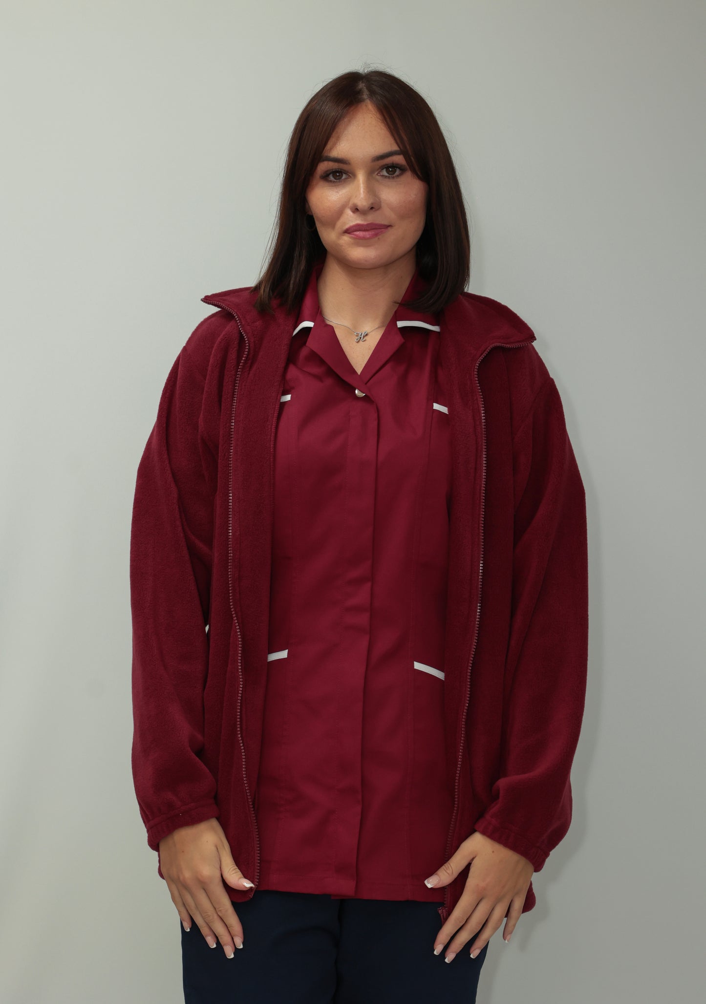 Unisex Fleece Jacket with Logo