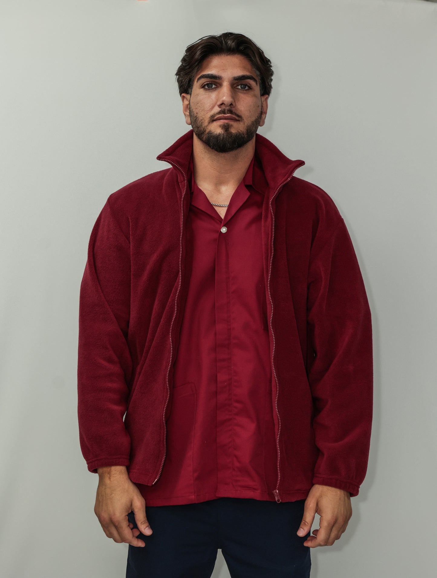 Unisex Fleece Jacket with Logo