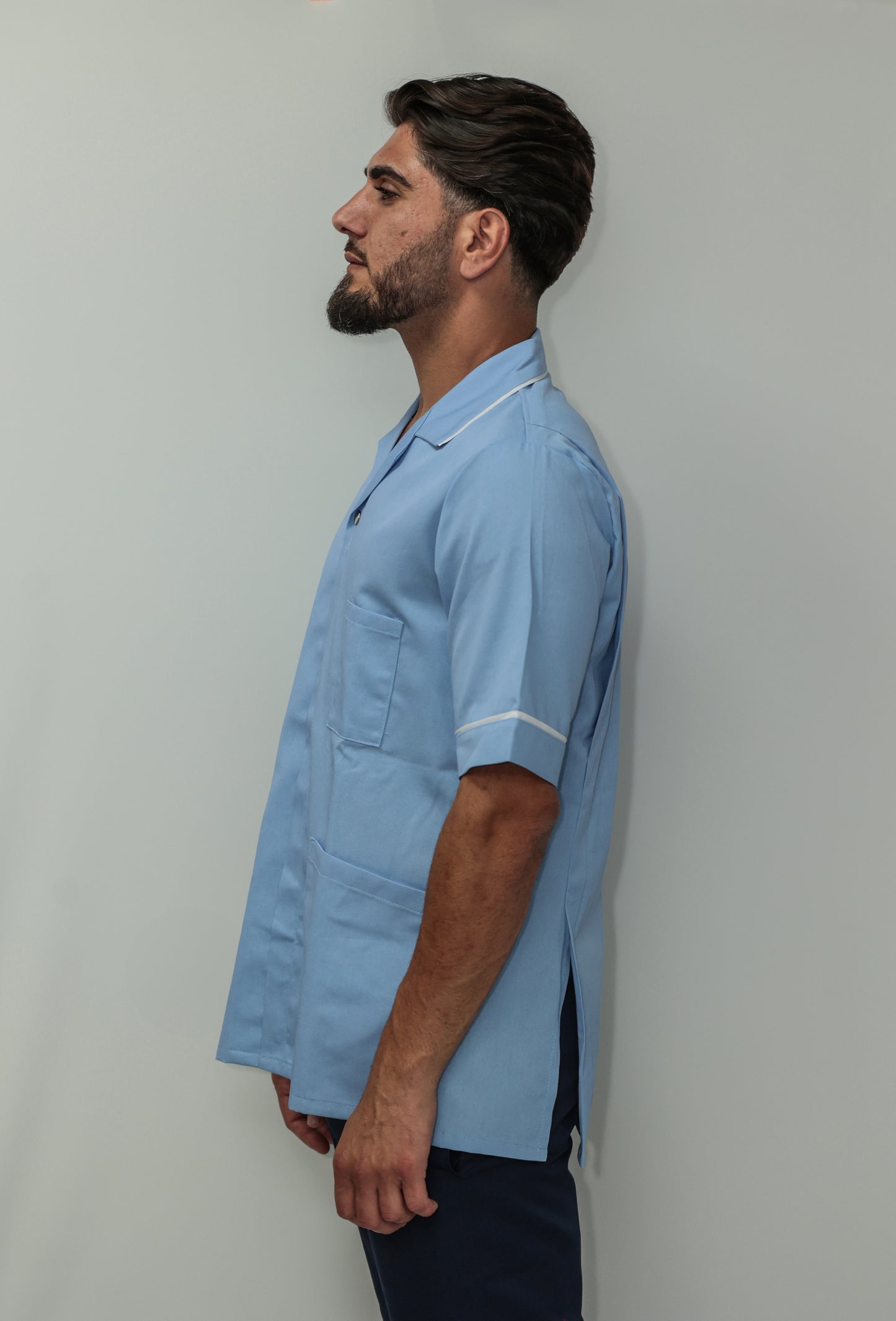 Male Tunic White Piping