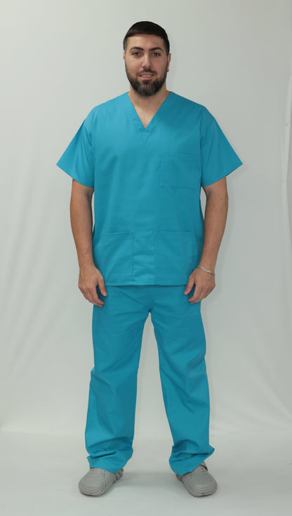 Unisex Scrub Set with Logo 3XL - 5XL