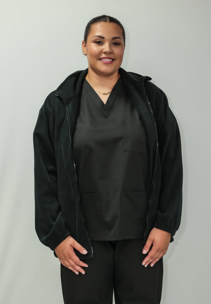 Unisex Fleece Jacket with Logo