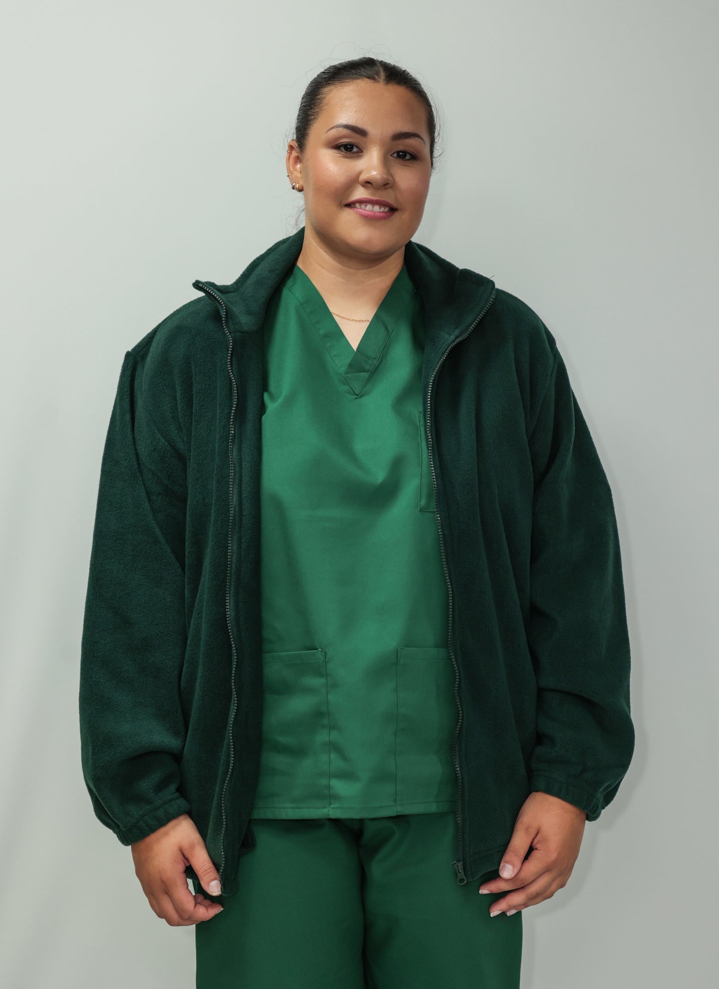 Unisex Fleece Jacket with Logo