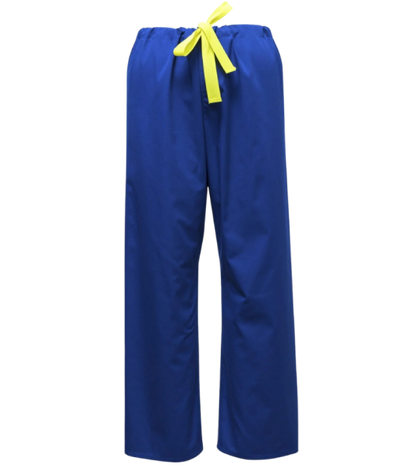 Medical Health Scrub Drawstring Royal Blue Trousers Unisex Men/Women
