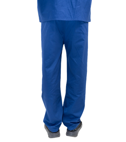 Medical Health Scrub Drawstring Royal Blue Trousers Unisex Men/Women