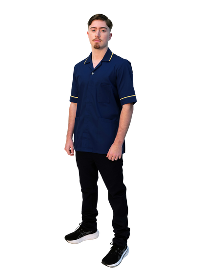Male Tunic w/Yellow Piping & Zip