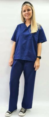 Reversible Unisex Scrub Set - Royal Blue Only