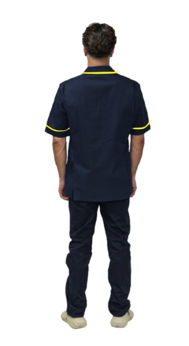 Male Tunic w/Yellow Piping & Zip